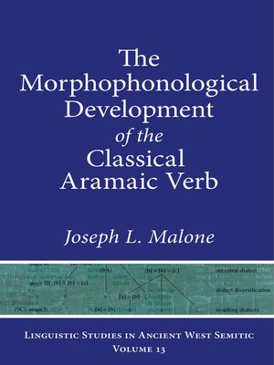 cover image of The Morphophonological Development of the Classical Aramaic Verb